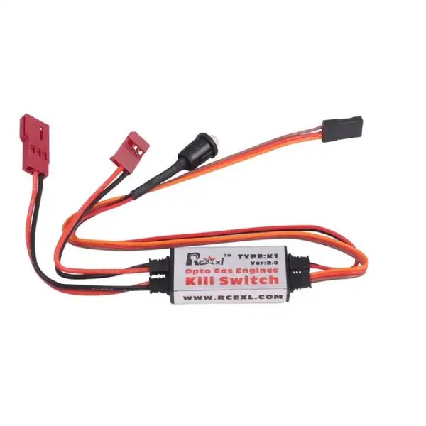 Rcexl 2.0 Opto Gas Engine CDI Kill Switch Flameout Switch for RC Model DLE Gasoline Engine Airplane Aircraft Parts RCEKSV12